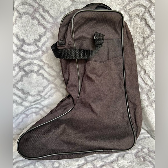 M&F Western Black Nylon Tall Boot Carry Bag – 17” Height with Divider - Picture 1 of 6